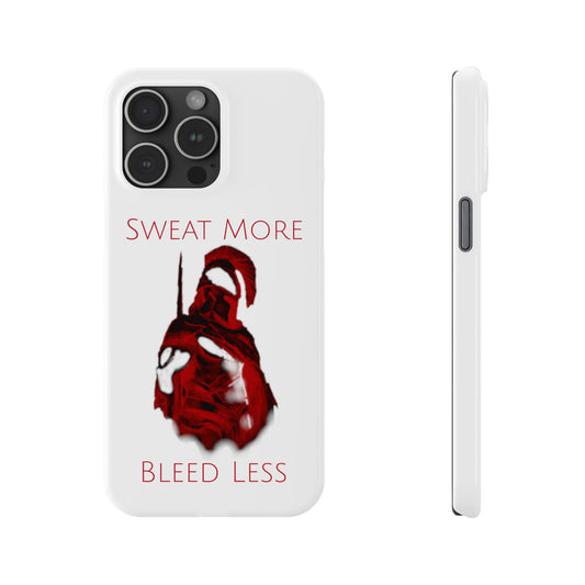 Sweat More Bleed Less iPhone Case (Red)