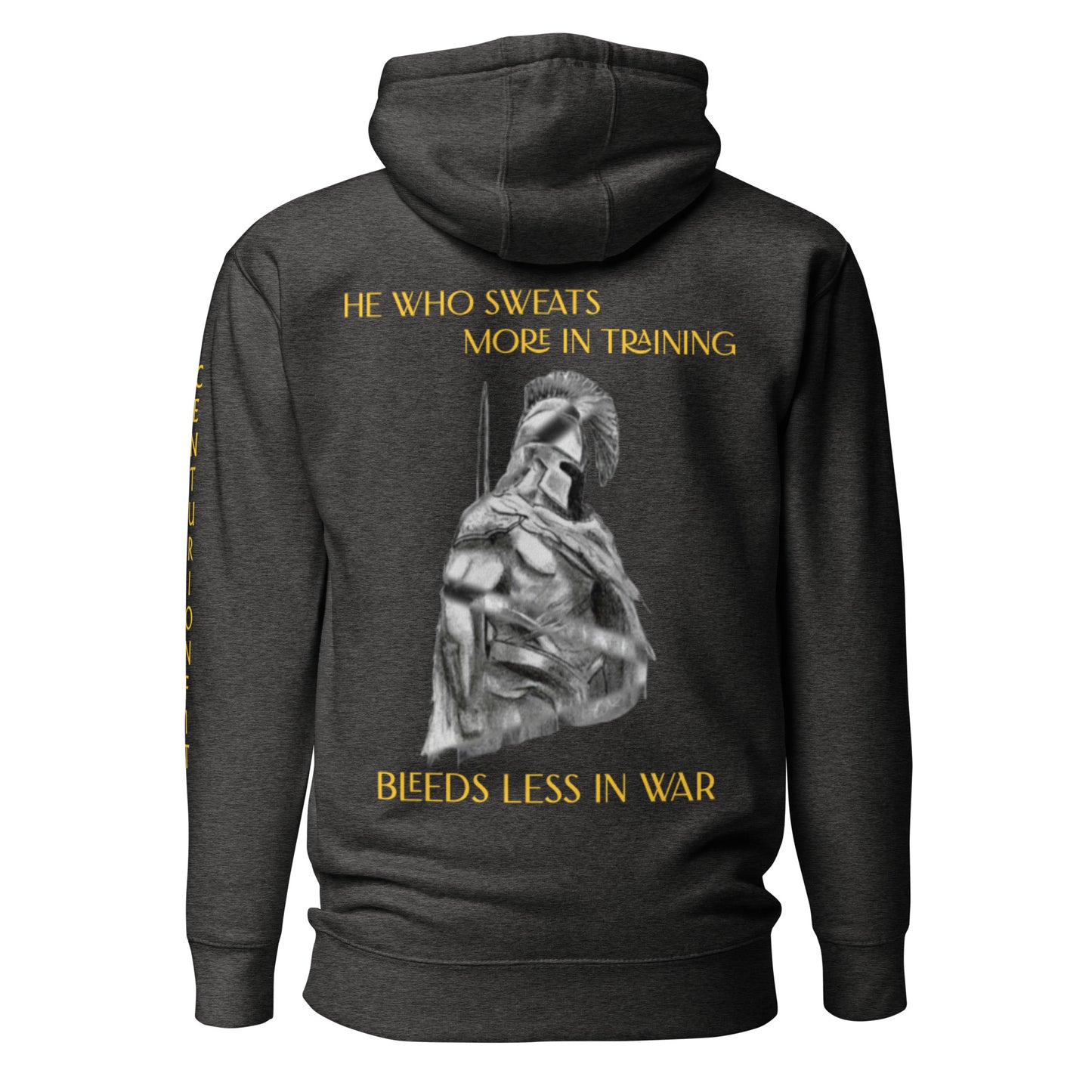CenturionFit: Sweat More Bleed Less Hoodie Small Logo